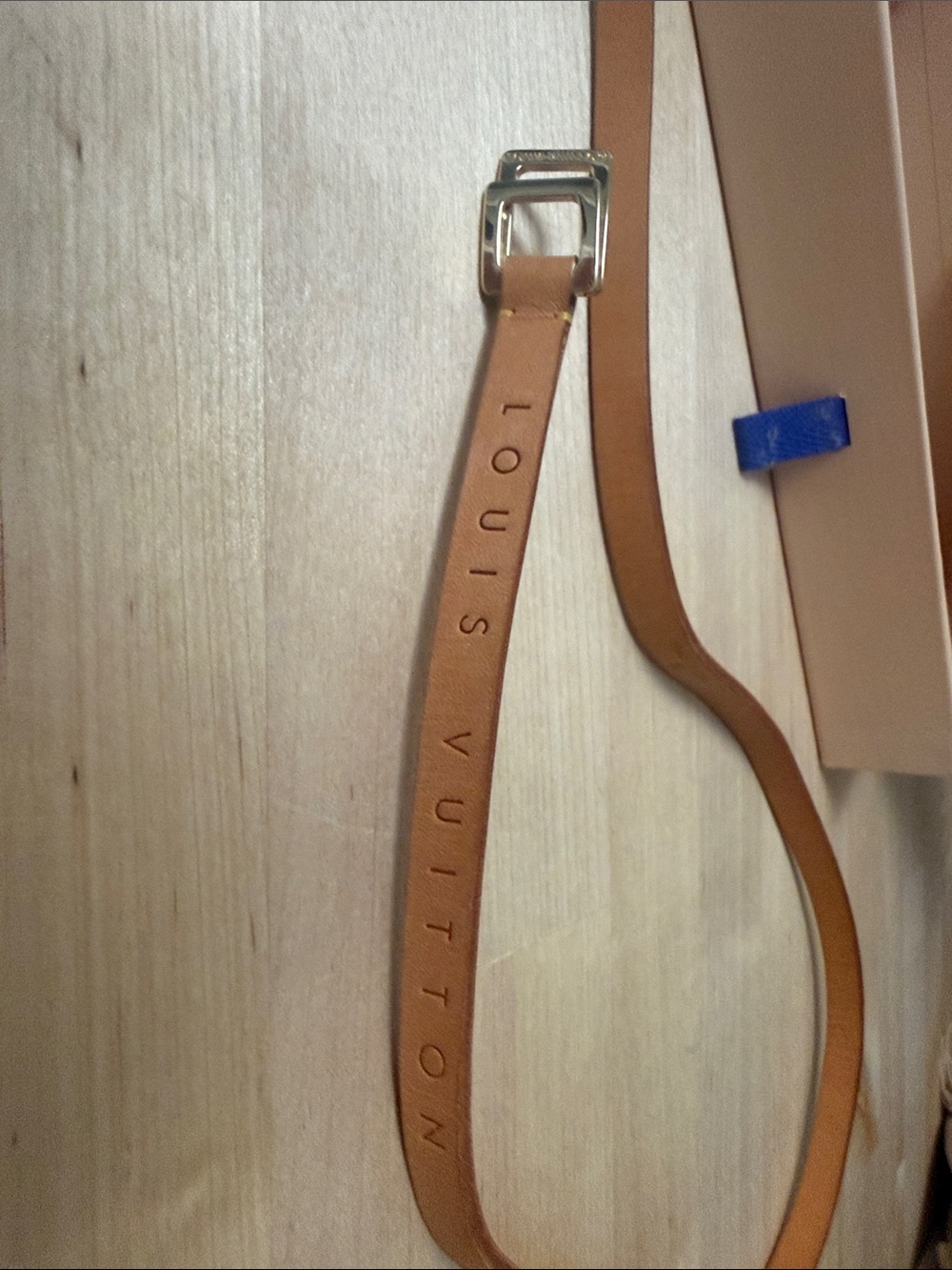 Louis Vuitton Brown Monogram Mini Pochette Gold Chain includes LV skinny belt - Picture 3 of 12